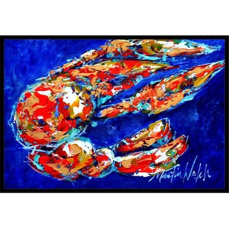 Carolines Treasures Carolines Treasures MW1155MAT 18 x 27 In. Craw Momma Crawfish Indoor or Outdoor Mat MW1155MAT